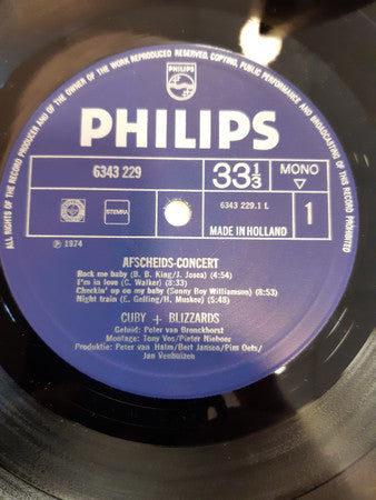 Cuby + Blizzards : Afscheidsconcert (LP, Album, Mono, RP)