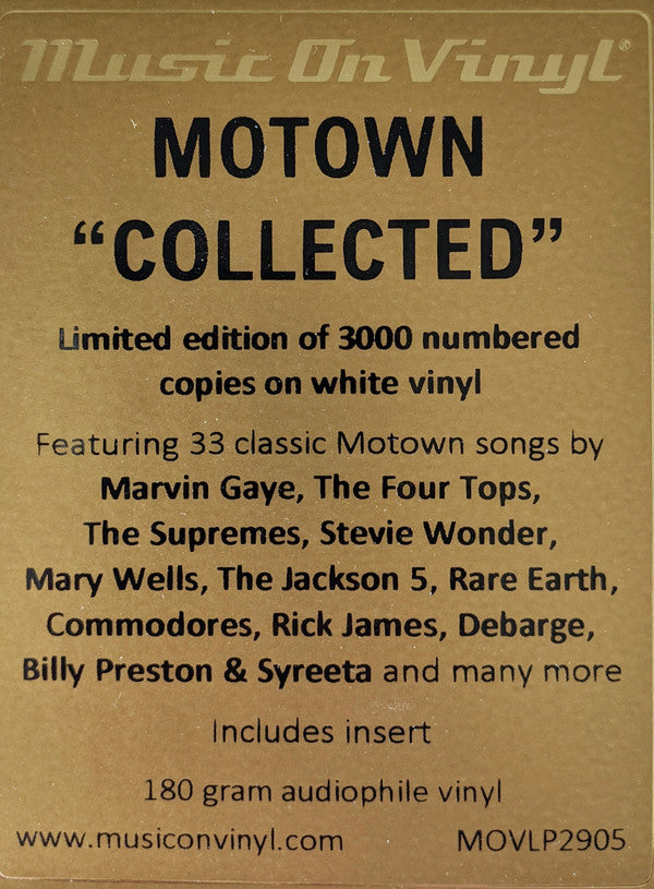 Various : Motown Collected (2xLP, Comp, Ltd, Num, Whi)