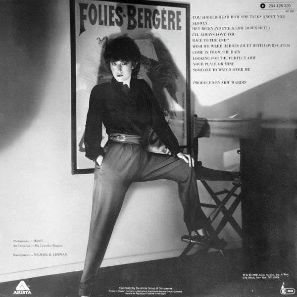 Melissa Manchester : Hey Ricky (LP, Album)