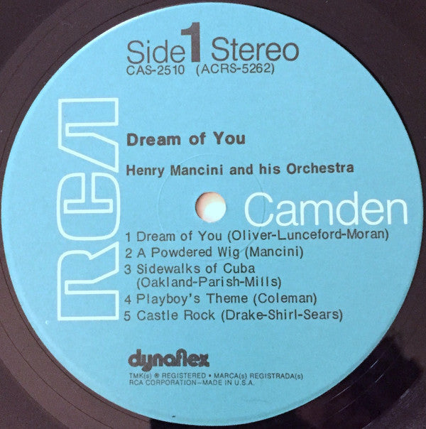 Henry Mancini And His Orchestra : Dream Of You (LP, Album)