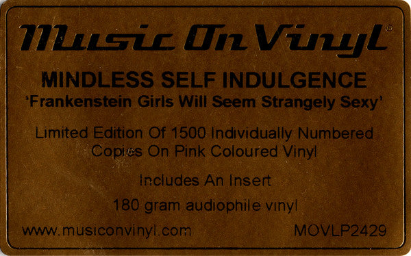 Mindless Self Indulgence : Frankenstein Girls Will Seem Strangely Sexy (LP, Album, Num, RE, 180)
