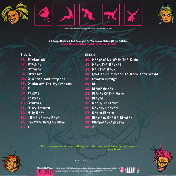Mindless Self Indulgence : Frankenstein Girls Will Seem Strangely Sexy (LP, Album, Num, RE, 180)