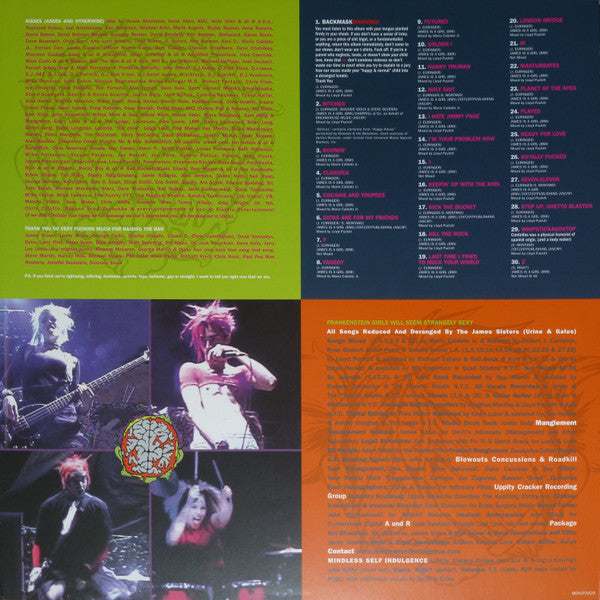 Mindless Self Indulgence : Frankenstein Girls Will Seem Strangely Sexy (LP, Album, Num, RE, 180)