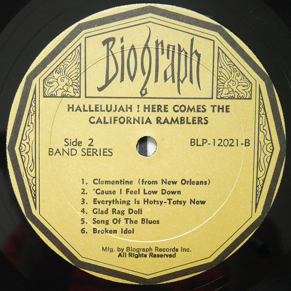 California Ramblers : Hallelujah! Here Comes The California Ramblers (LP, Comp)