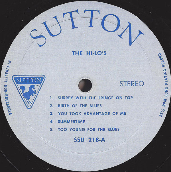 The Hi-Lo's : Featuring The Hi-Lo's (LP, RE)