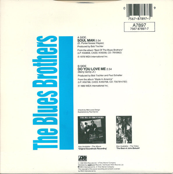 The Blues Brothers : Soul Man / Do You Love Me (7")