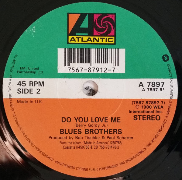 The Blues Brothers : Soul Man / Do You Love Me (7")