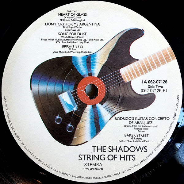 The Shadows : String Of Hits (LP, Album)