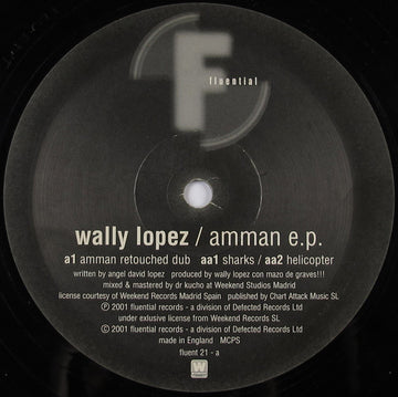 Wally Lopez : Amman E.P. (12", EP)