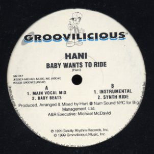 Hani : Baby Wants To Ride (12")