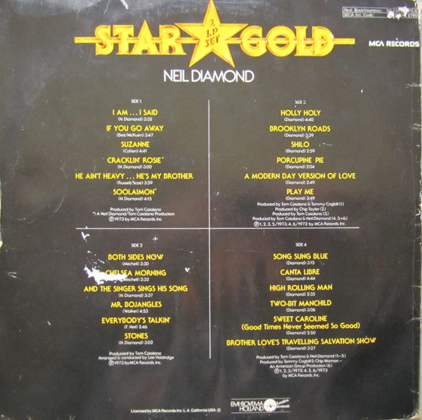 Neil Diamond : Star Gold (2xLP, Album, Comp, Gat)