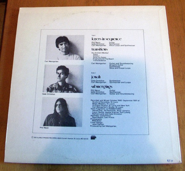 Carl Weingarten / Gale Ormiston / David Udell : Submergings (LP)