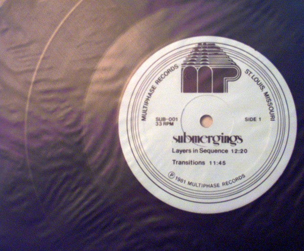 Carl Weingarten / Gale Ormiston / David Udell : Submergings (LP)