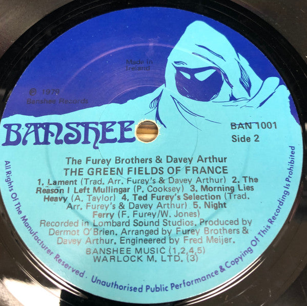 The Fureys & Davey Arthur : The Green Fields Of France (LP, Album)