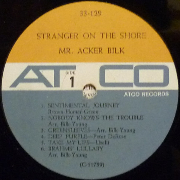 Mr. Acker Bilk* With The Leon Young String Chorale : Stranger On The Shore (LP, Album, Mono)