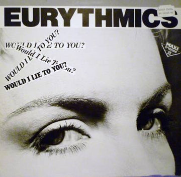 Eurythmics : Would I Lie To You? (12", Maxi)