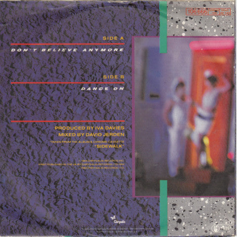 Icehouse : Don't Believe Anymore (7", Single)