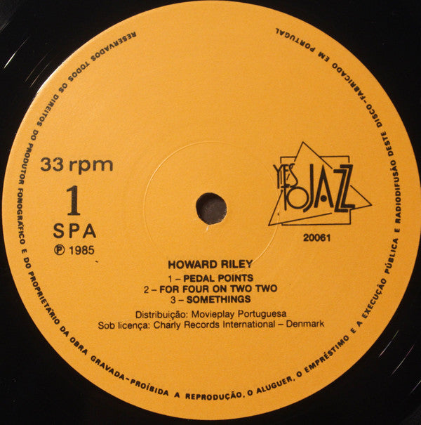 Howard Riley : For Four On Two Two (LP, Album)