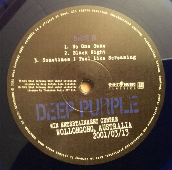 Deep Purple : Live In Wollongong 2001 (3xLP, Album, Ltd, Num, RM, Blu)