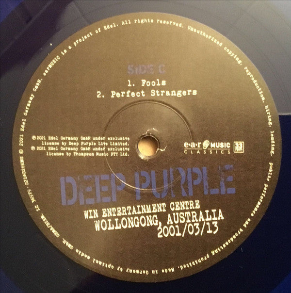 Deep Purple : Live In Wollongong 2001 (3xLP, Album, Ltd, Num, RM, Blu)