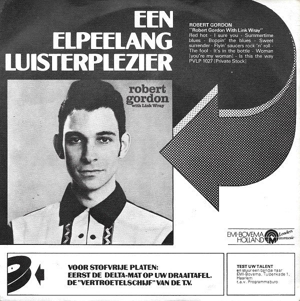 Robert Gordon (2) With Link Wray : Red Hot (7", Single)