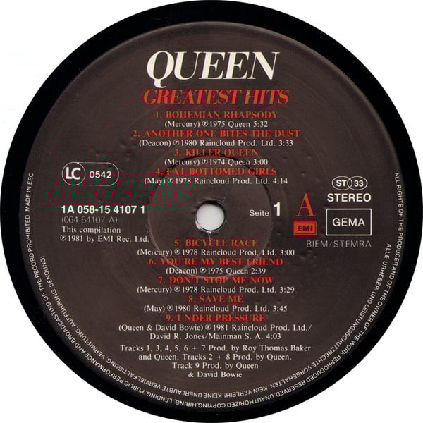 Queen : Grootste Hits (LP, Comp, RE)