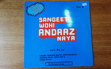 Sangeet Wohi, Andaaz Naya : Vol.3 (LP)