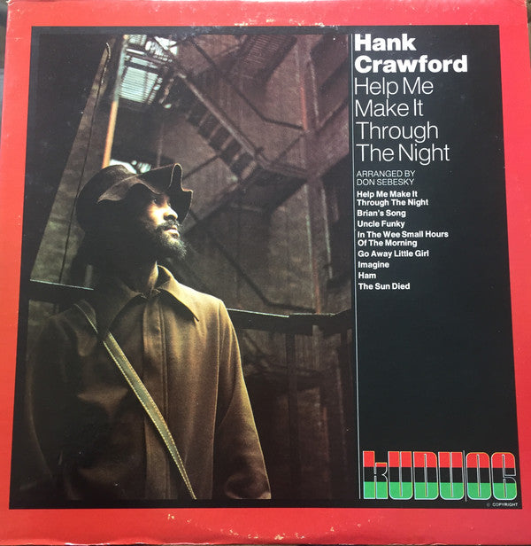 Hank Crawford : Help Me Make It Through The Night (LP, Album)