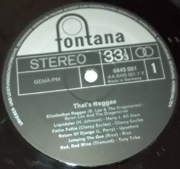 Various : That's Original Reggae (Jamaican Blue Beat) (LP, Comp, Gat)