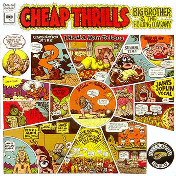 Big Brother & The Holding Company : Cheap Thrills (LP, Album, RE, Gat)