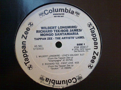 Various : Tappan Zee - The Artists' Label (12", EP, Promo)