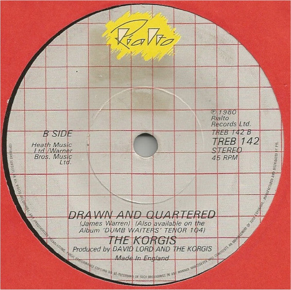 The Korgis : Don't Say That It's Over (7")