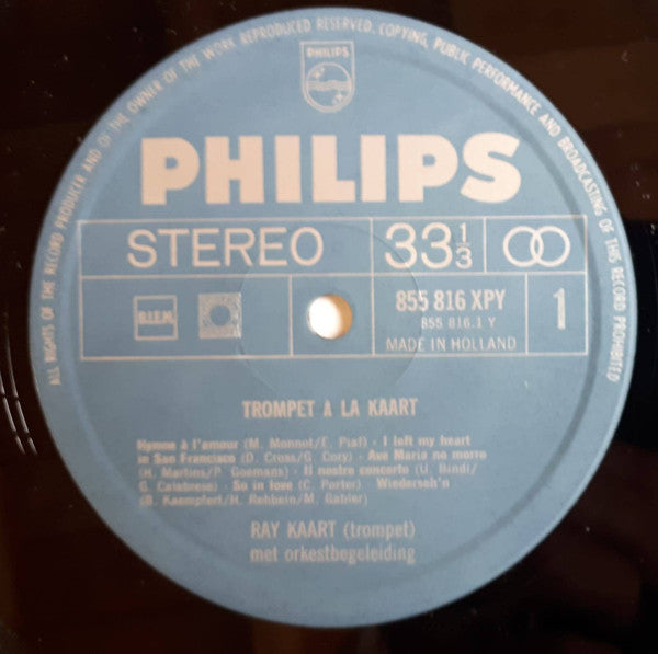Ray Kaart : Trompet Á La Kaart (LP)