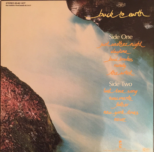 Cat Stevens : Back To Earth (LP, Album)