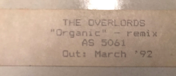 The Overlords : Organic (12", W/Lbl, Sti)