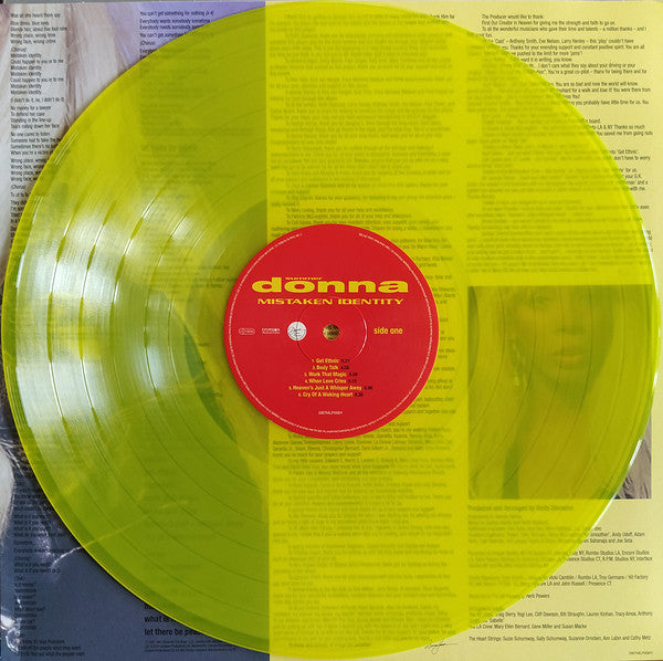 Donna Summer : Mistaken Identity (LP, Album, RE, Yel)