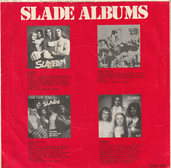Slade : Merry Xmas Everybody / Don't Blame Me (7", Single)