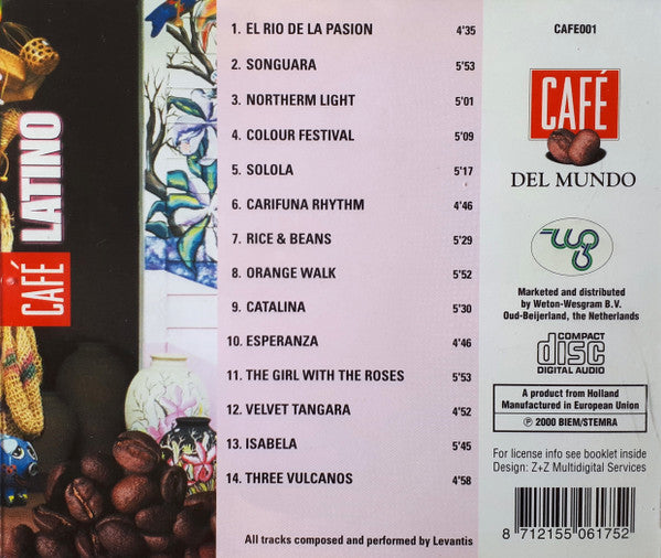 Levantis : Café Latino - A Musical Taste (CD, Comp)