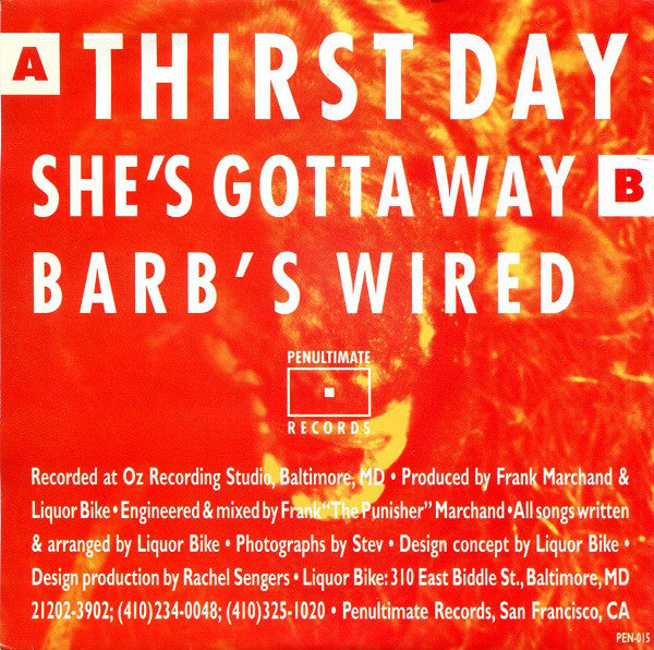 Liquor Bike : Thirst Day (7", Cle)