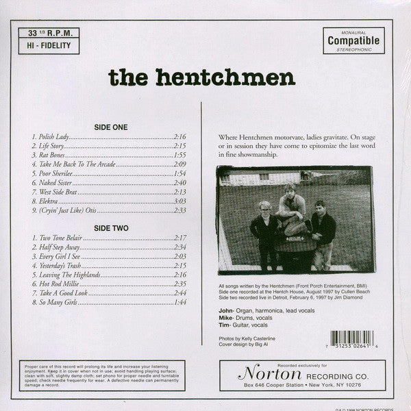 The Hentchmen : Motorvatin' (LP, Album)