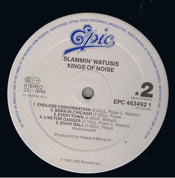 Slammin' Watusis : Kings Of Noise (LP, Album)