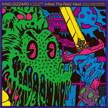 King Gizzard And The Lizard Wizard : Infest The Rats' Nest Live (LP, Comp, Ltd, Neo)