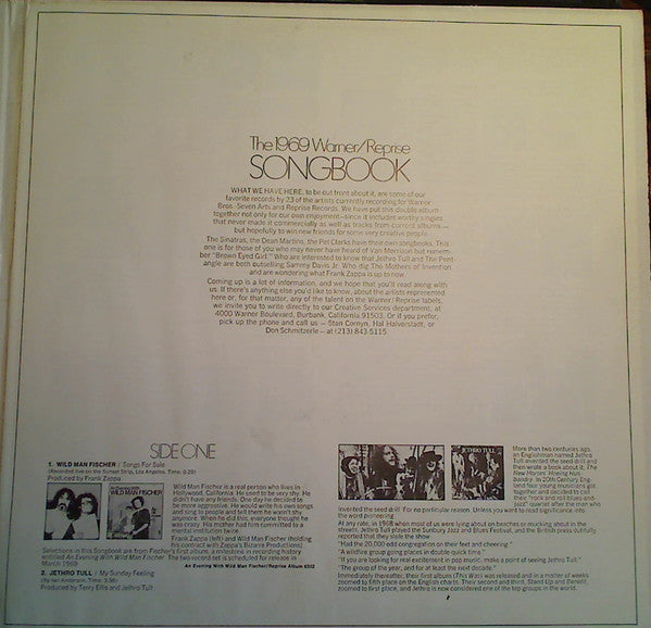 Various : The 1969 Warner / Reprise Songbook (2xLP, RP, Smplr, San)