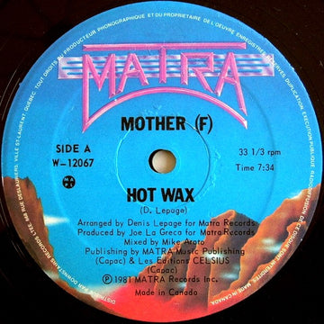 Mother (F) : Hot Wax (12")