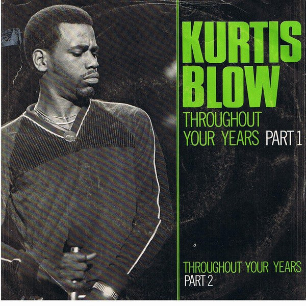 Kurtis Blow : Throughout Your Years (Part 1) / Throughout Your Years (Part 2) (7", Single)