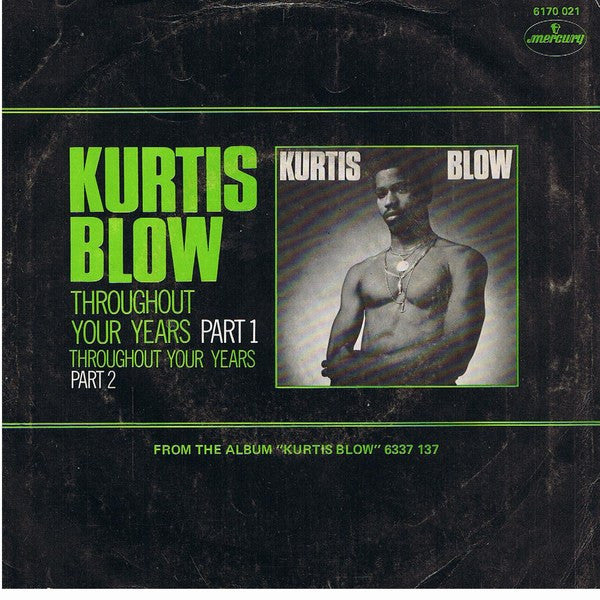 Kurtis Blow : Throughout Your Years (Part 1) / Throughout Your Years (Part 2) (7", Single)