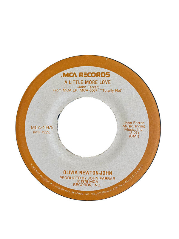 Olivia Newton-John : A Little More Love (7", Single)