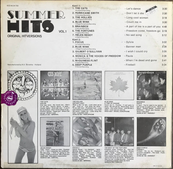 Various : Summer Hits (Original Hitversions Vol.1) (LP, Comp, Ora)