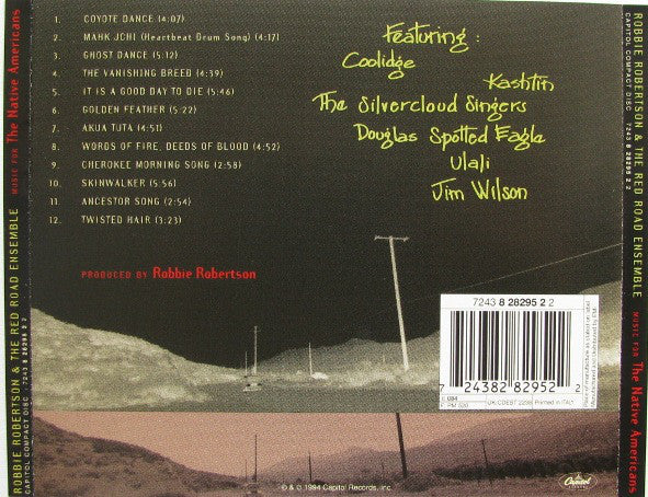 Robbie Robertson & The Red Road Ensemble : Music For The Native Americans (CD, Album)