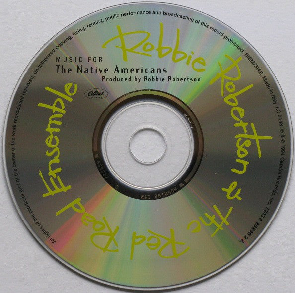 Robbie Robertson & The Red Road Ensemble : Music For The Native Americans (CD, Album)